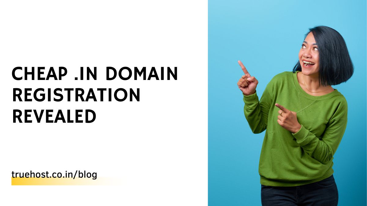 Cheap .in Domain Registration Revealed